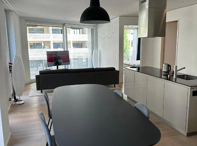 Apartament Im Trendquartier Zentral - 24-7 Check-in With Keybox Zurych